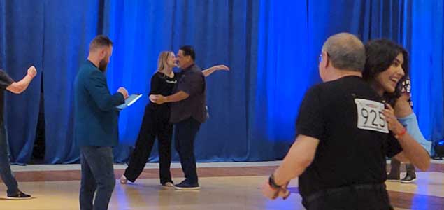 Las Vegas West Coast Swing community dancers